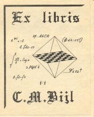 Ex libris Christiaan M. Bijl