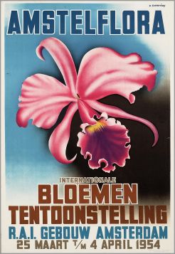 Affiche bloemententoonstelling de Rai Amsterdam