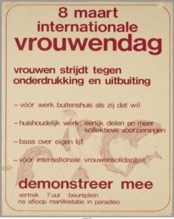Affiche internationale vrouwendag 1978