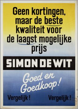 Advertentie van Simon de Wit uit 1953