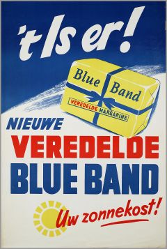 Advertentie van Blue Band boter uit 1953