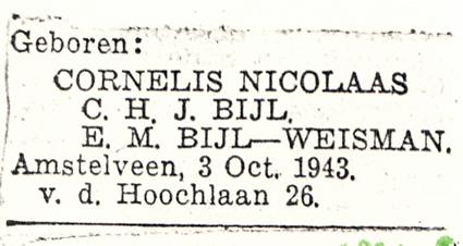 Cornelis Nicolaas Bijl