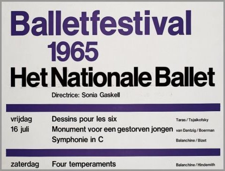 Balletfestival 1965 Amsterdam