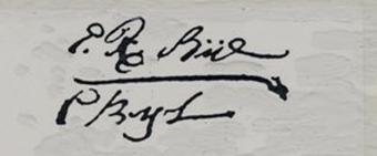Handtekening Evert Roelof Bijl